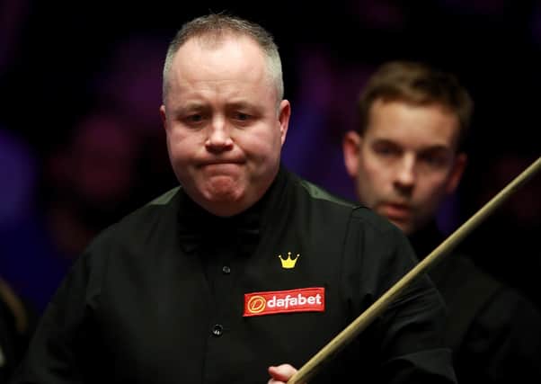 John Higgins: Put his last-16 defeat down to a bad day at the office. (Picture: Adam Davy/PA Wire)