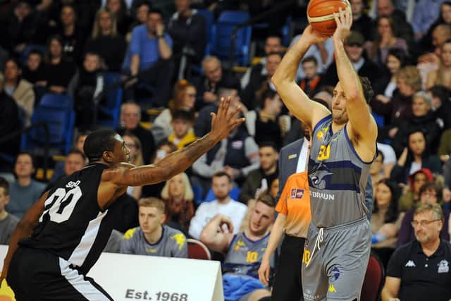 Sheffield Sharks v London Lions. Sheffield's Rob Marsden, pictured. (Picture: Marie Caley)