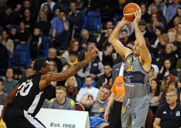 Sheffield Sharks v London Lions. Sheffield's Rob Marsden, pictured. (Picture: Marie Caley)