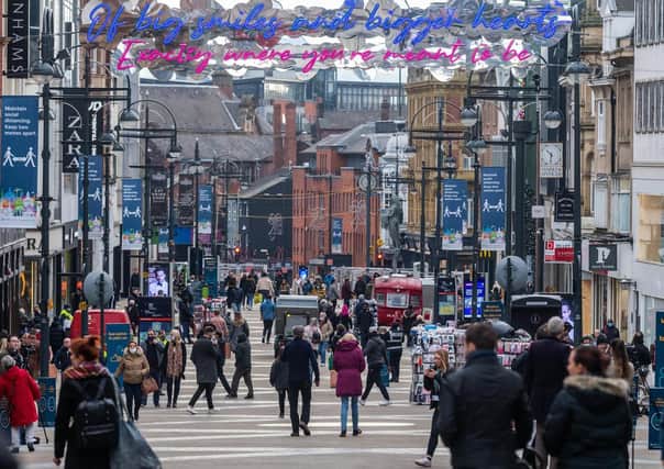Streets like Briggate in Leeds have been hit by changes in shopping habits - and Covid-19.