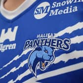 The new, rebranded Halifax Panthers jersey.