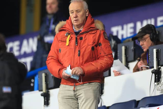 EFL Chairman Rick Parry in the stands before the Sky Bet Championship match at John Smith's Stadium, Huddersfield, on Saturday November 28, 2020. (Picture: PA)