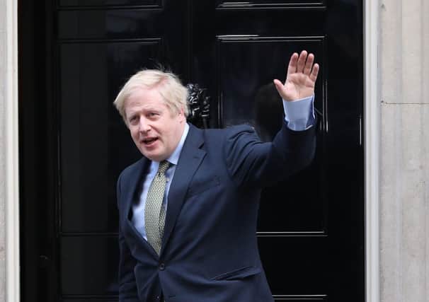 Boris Johnson outside DOwning Street after his 2019 General Election victory. Photo: Yui Mok/PA Wire