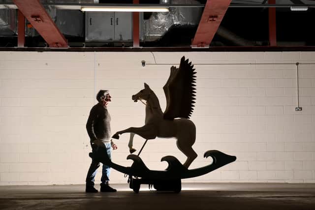 Rocking Horse Maker Steven Bulcock, Hebden BridgePicture by Simon Hulme