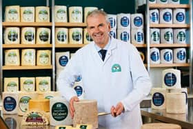 Wensleydale Creamery's David Hartley, who has died aged 58.