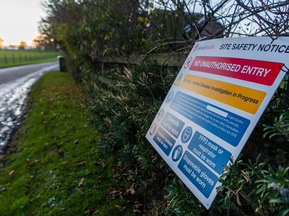 A 3km zone in Northallerton has been closed to prevent the spread of the infectious virus