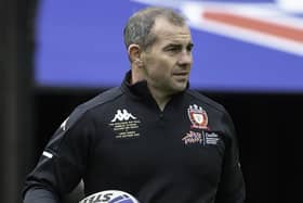 Highly-rated: The work done by Ian Watson at Salford Red Devils made him an obvious target for rival clubs and it was talking to Huddersfield Giants chairman Ken Davy which persuaded him to move there. Picture by Allan McKenzie/SWpix.com