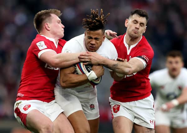 England's Anthony Watson: Winging back in.