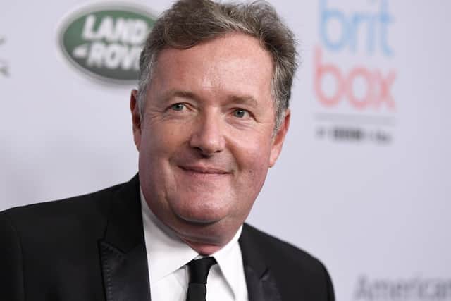 Backing: From Piers Morgan. Picture: Getty Images