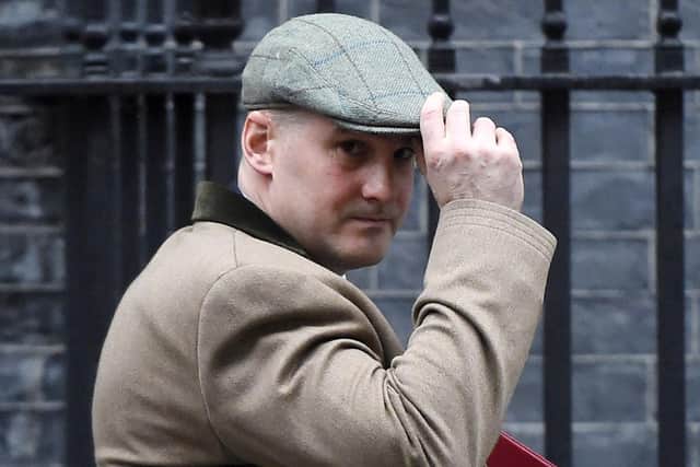 Jake Berry leaving Downing Street in January. Photo: Getty