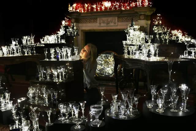Sarah Burnage, curator of Fairfax House in York, where 400 pieces of Georgian glassware given to the York Civic Trust by John Butler are displayed all together for the first time. Picture: Gary Longbottom.