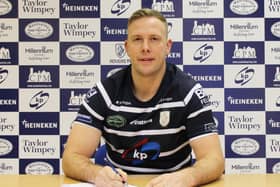 Craig Kopczak signs for Featherstone Rovers (PIC courtesy of Featherstone Rovers)