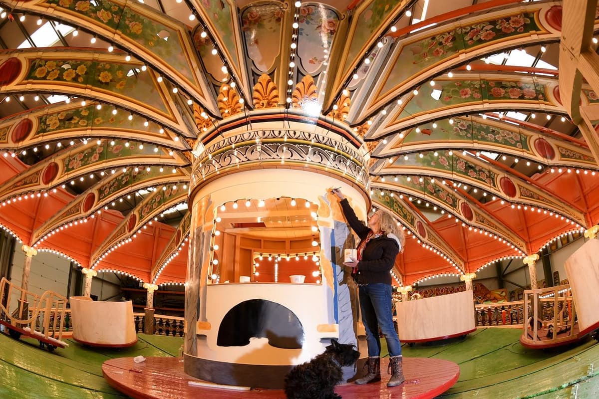 Restored Fairground Rides Meet the Yorkshire man bringing back the magic in glorious restoration ...