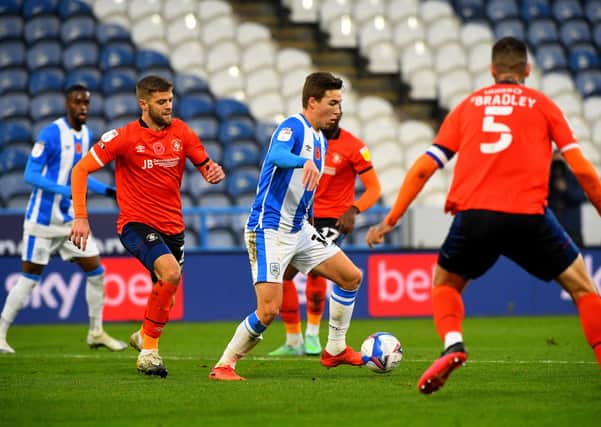 Making his mark: Huddersfield's 
Carel Eiting. Picture: James Hardisty
