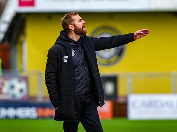 IMPROVEMENT: Simon Weaver was pleased with Harrogate Town's performance, if not the result