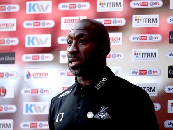 Doncaster Rovers manager Darren Moore. Picture: PA Wire.