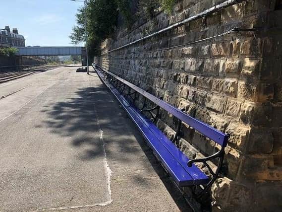 The bench is reported to be the longest of its kind in the world.