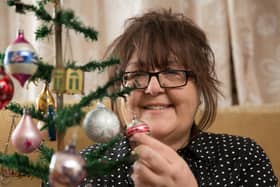 Kay Ashton, put the tree up earlier than usual this year because she was "fed up at home"