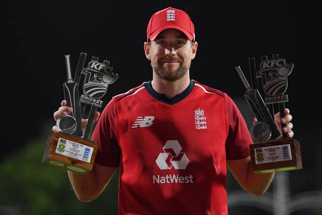 Top of the tree: Malan's recent exploits in his native South Africa where he won Player of the [third] Match and Player of the Series awards have helped boost his ranking points. (Photo by Shaun Botterill/Getty Images)