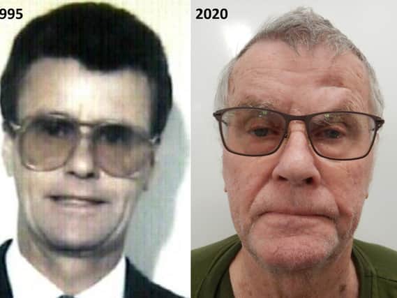 David Wilson in 1995 and 2020 Credit: Humberside Police