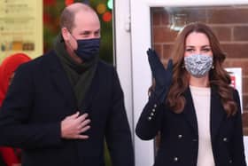 The Duke and Duchess of Cambridge leave Batley Community Centre on Tuesday.