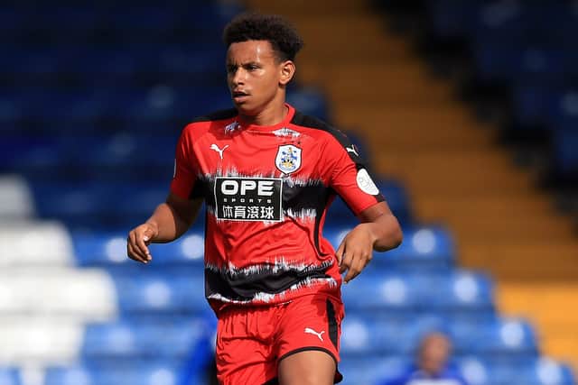 Rarmani Edmonds-Green of Huddersfield Town in action during the pre season friendly game against Bury at Gigg Lane on July 16, 2017 in Bury, England. (Picture: Clint Hughes/Getty Images)