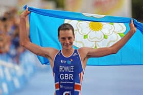 Yorkshire's champion - Alistair Brownlee of Great Britian has been celebrating victories across the world over the last decade by draping himself in the Yorkshire flag (Picture: Richard Heathcote/Getty Images)