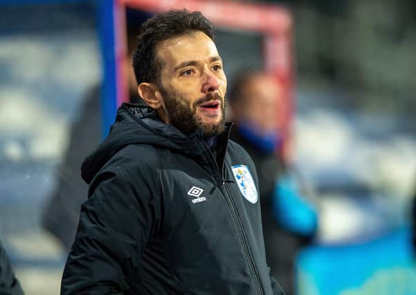 Carlos Corberán: 
Huddersfield Town is giving youth its chance.  Picture: Bruce Rollinson