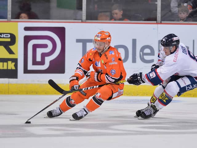 FOREIGN ASSIGNMENT: Sheffield Steelers' forward Rob Dowd is currently signed to Italian second tier club Eppan/Appiano. Picture courtesy of Dean Woolley.