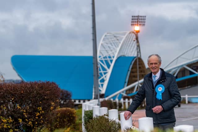 CAMPAIGN TRAIL: Huddersfield Giants' chairman Ken Davy stood as a Conservative candidate for the town last year. Picture: James Hardisty.