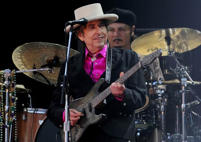 Bob Dylan performing on stage at the Hop Farm Festival in 2010. Picture: Gareth Fuller/PA Wire