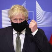This was Boris Johnson attending Brexit talks in Brussels last week.