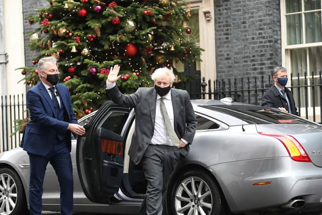 Boris Johnson arrives back in 10 Downing Street this week after Prime Minister's Questions.