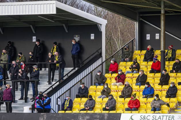 RETURN: Socially-distanced fans watch Harrogate Town play Forest Green Rovers in Tier 2