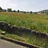 Dry stone walling at the bottom of Wesley Avenue in Netherthong (Pic: Google)