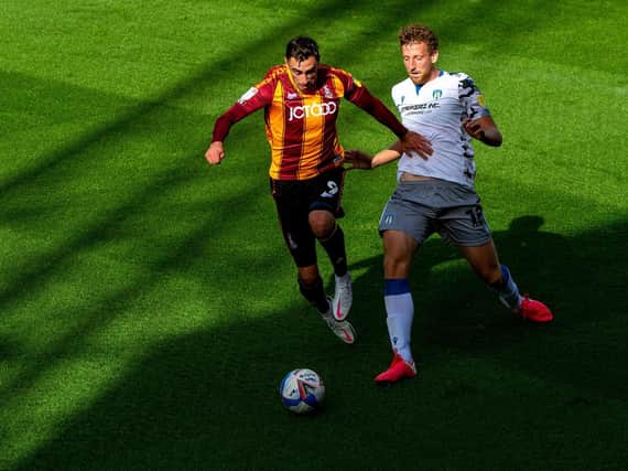 INJURY PROBLEMS: Bradford City's Lee Novak has been recovering from a torn calf