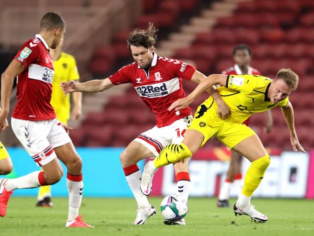 LATEST BLOW: Middlesbrough's Jonathan Howson could be out for up to four weeks with a hamstring injury. Picture: Owen Humphreys/PA