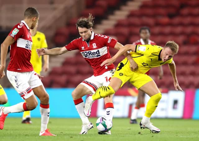 LATEST BLOW: Middlesbrough's Jonathan Howson could be out for up to four weeks with a hamstring injury. Picture: Owen Humphreys/PA