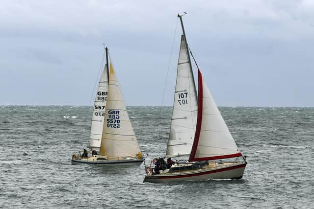 Race day for Scarborough Yacht Club. Picture: Jonathan Gawthorpe