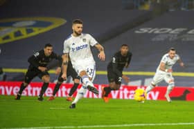 Failed to capitalise: Mateusz Klich gave Leeds the lead with a retaken penalty against West Ham United, but the Londoners hit back to beat United 2-1.            Picture: Bruce Rollinson