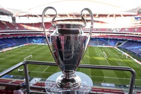 What they are playing for: The Champions League trophy. Picture: AP