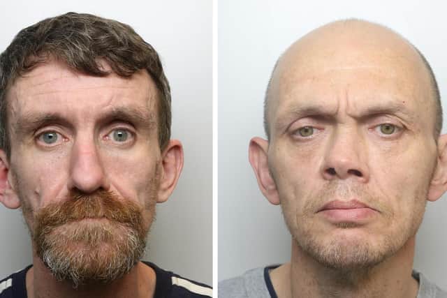 Career criminals Craig Stanton (left) and Alexander Mackay have been jailed for life at Leeds Crown Court (Image: WYP)