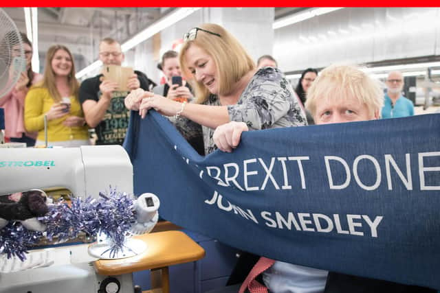The Conservatives' Get Brexit Done slogan was popular with voters.