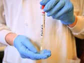 Testing for coronavirus (photo: PA).