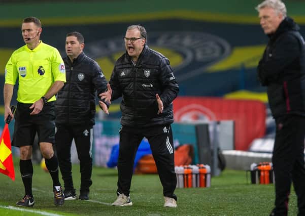 Marcelo Bielsa: Will convince players to remain positive.  Picture: Bruce Rollinson