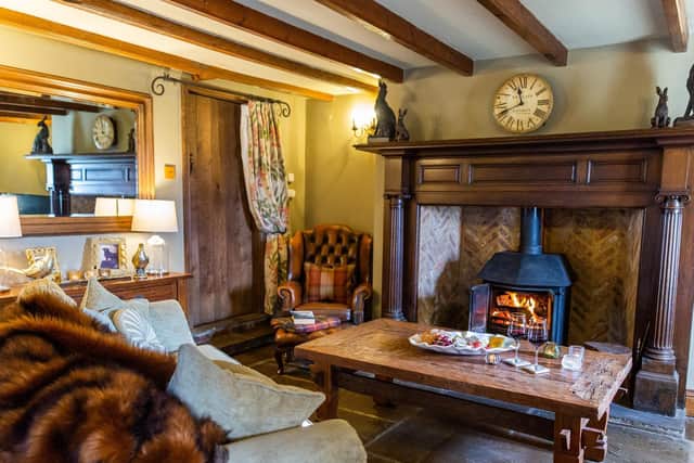 The cottage was chosen thanks to its gorgeous interiors and period features