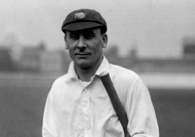 Batsman and prankster: England and Surrey cricketer Jack Hobbs. Picture: PA