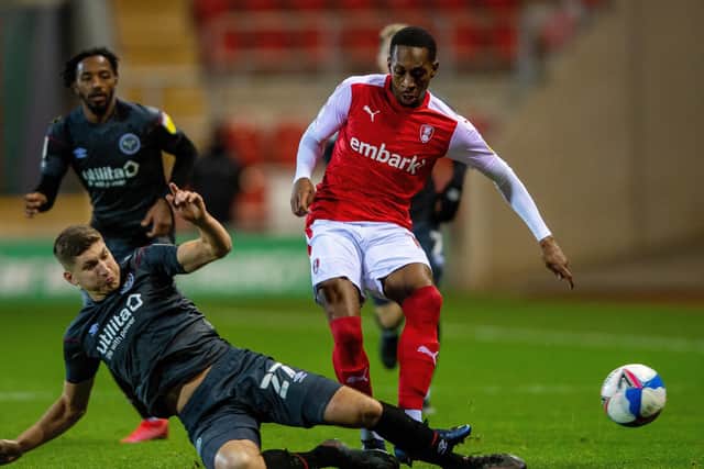 IN CONTENTION: Rotherham United's Mickel Miller. Picture: Bruce Rollinson