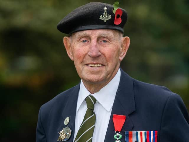 D-Day veteran Ken Cooke, who served with the army.