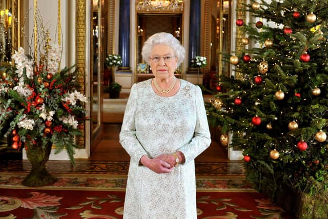 Queen Elizabeth II recorded her Christmas message to the Commonwealth in 3D for the first time in 2012. Picture: John Stillwell/PA Wire